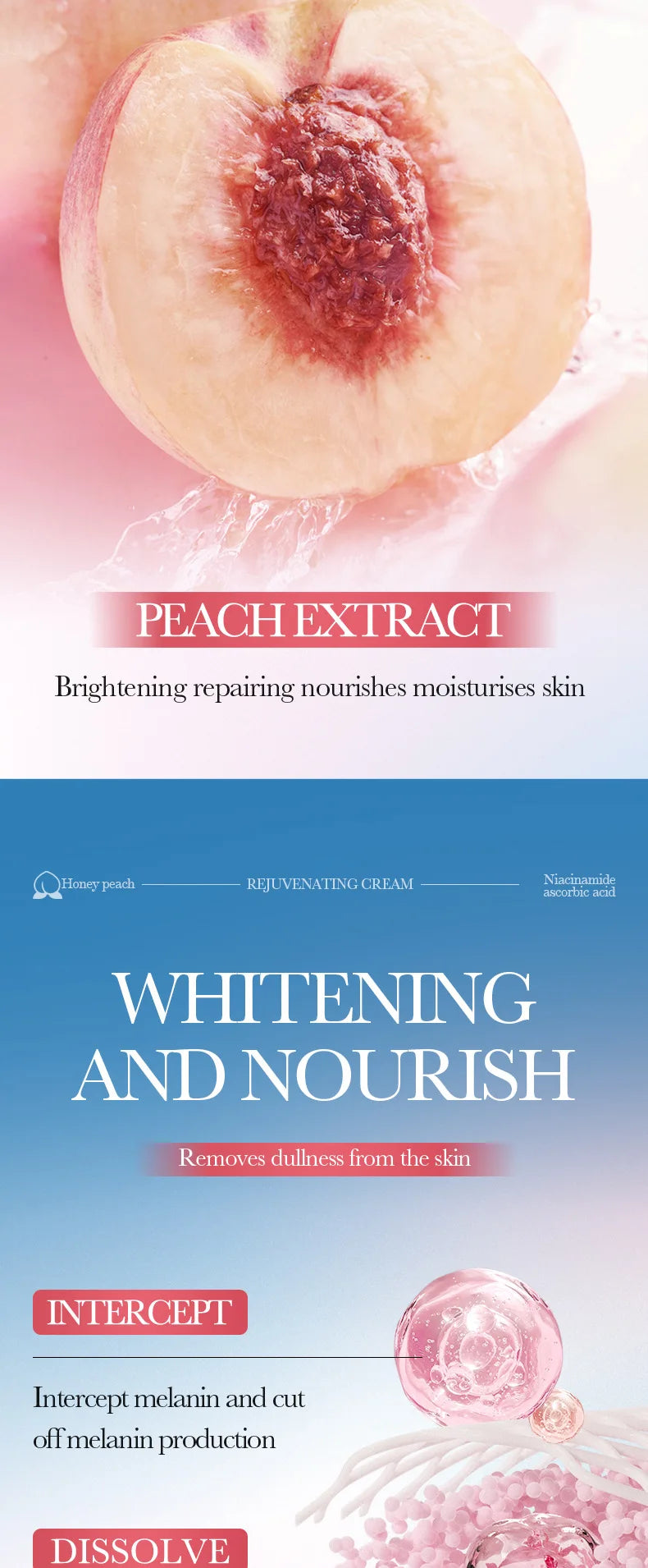 Whitening Cream Private Parts Underarm Butt Knee Whiten Inner Thigh Intimate Parts Dark Remove Melanin Woman Brighten Skin Care