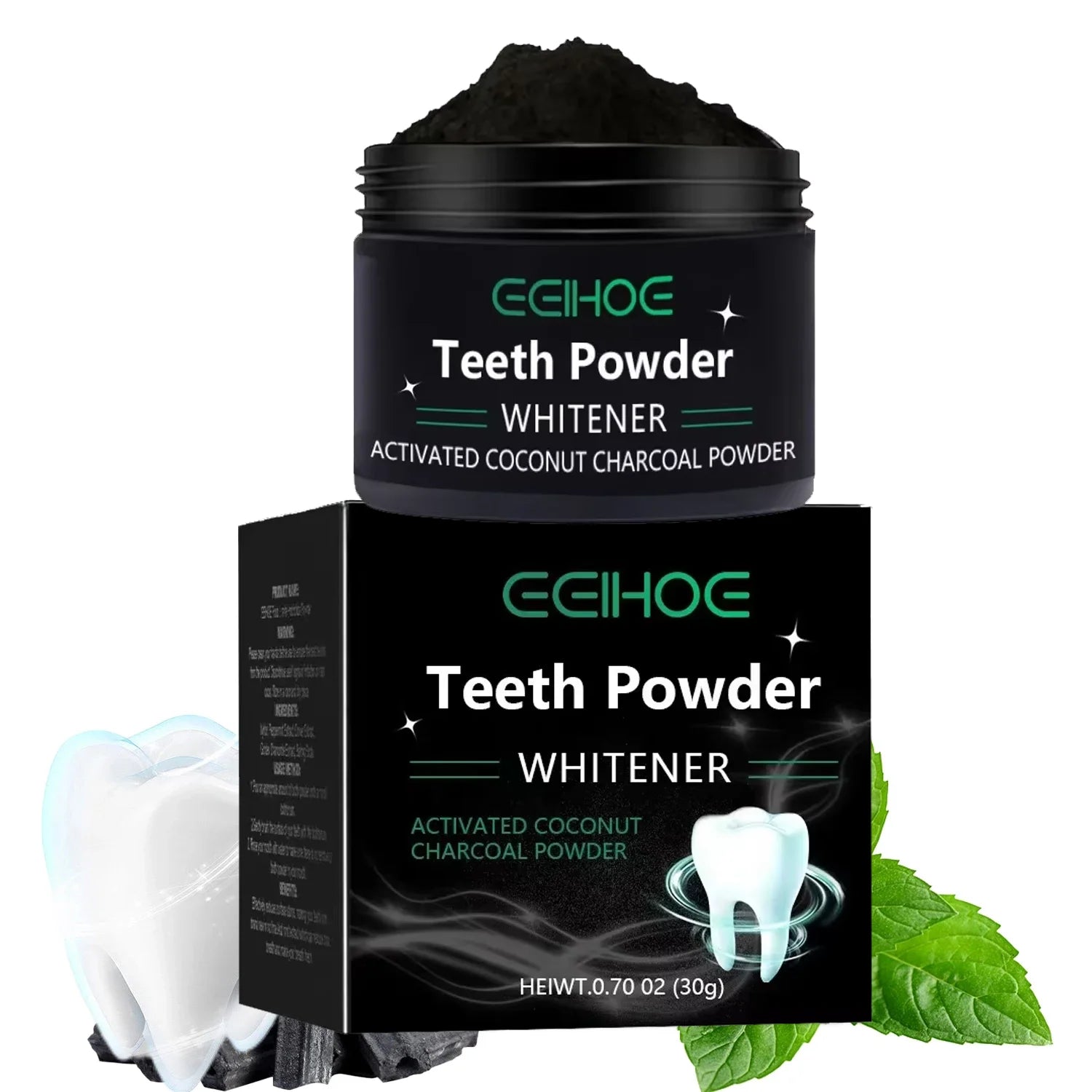 Tooth Whitening Powder - Natural Whitening and Deep Cleaning for Men and Women, Fresh Breath Daily Toothpaste