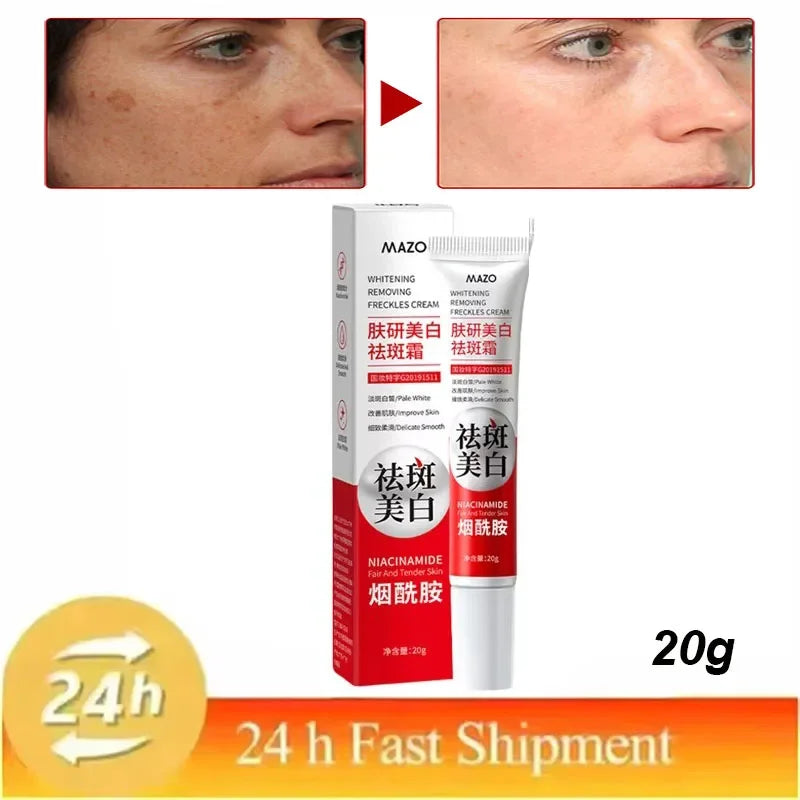Crema blanqueadora potente que elimina manchas
