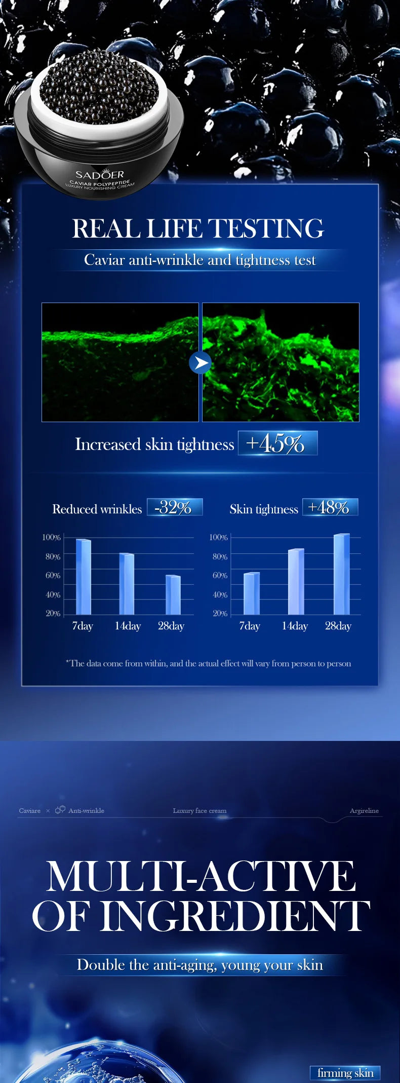 Crema antiarrugas instantánea con retinol, antiedad, reafirmante, lifting, atenúa líneas finas, mejora la piel, hidrata e ilumina.