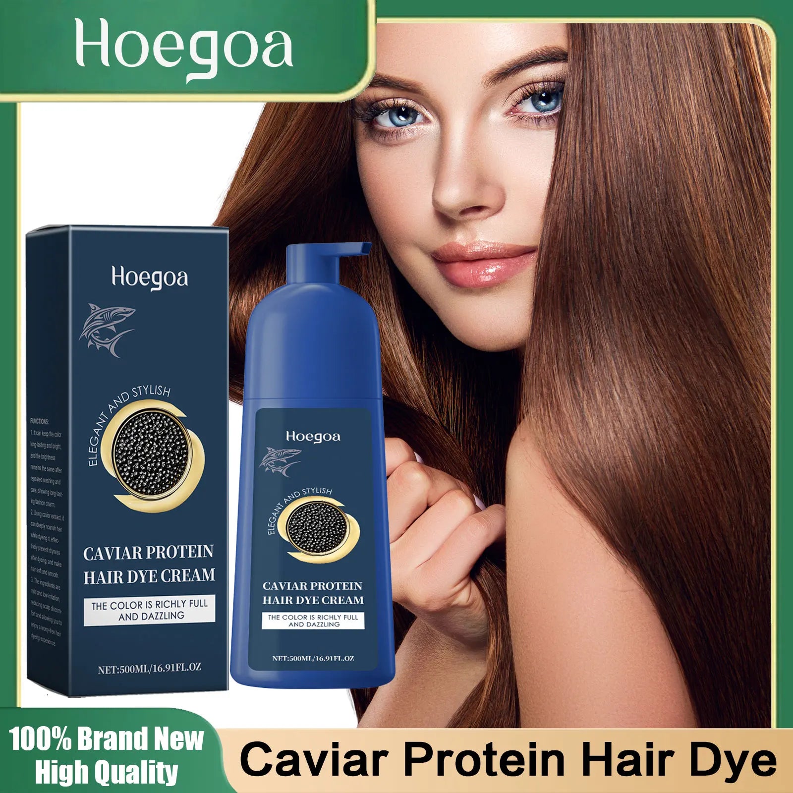 Hair Color Shampoo For Gray Hair Cover Restore Black Hair Dye Permanent Natural Reduce Scalp Irritation Nourishing Hair Cream