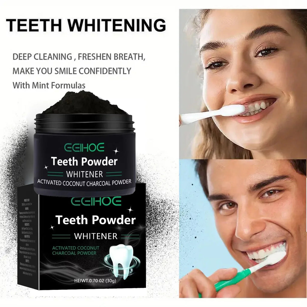 Tooth Whitening Powder - Natural Whitening and Deep Cleaning for Men and Women, Fresh Breath Daily Toothpaste
