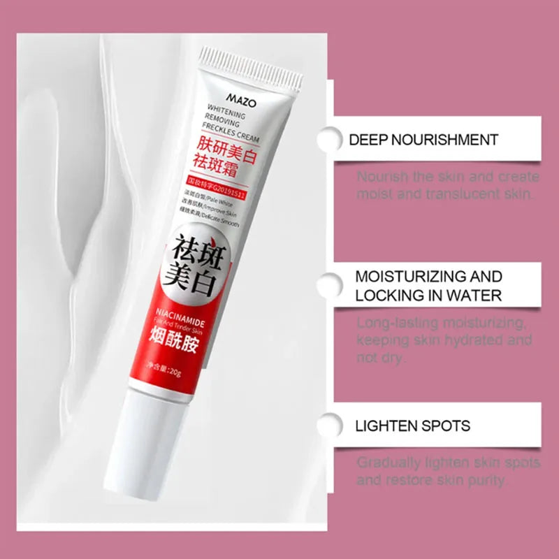 Crema blanqueadora potente que elimina manchas