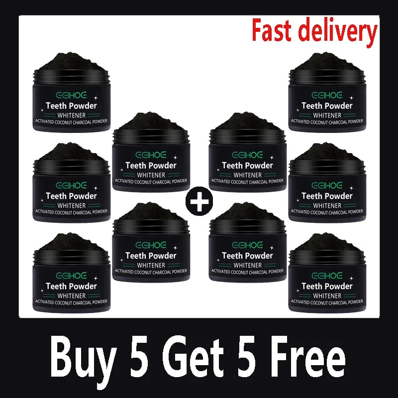 Tooth Whitening Powder - Natural Whitening and Deep Cleaning for Men and Women, Fresh Breath Daily Toothpaste