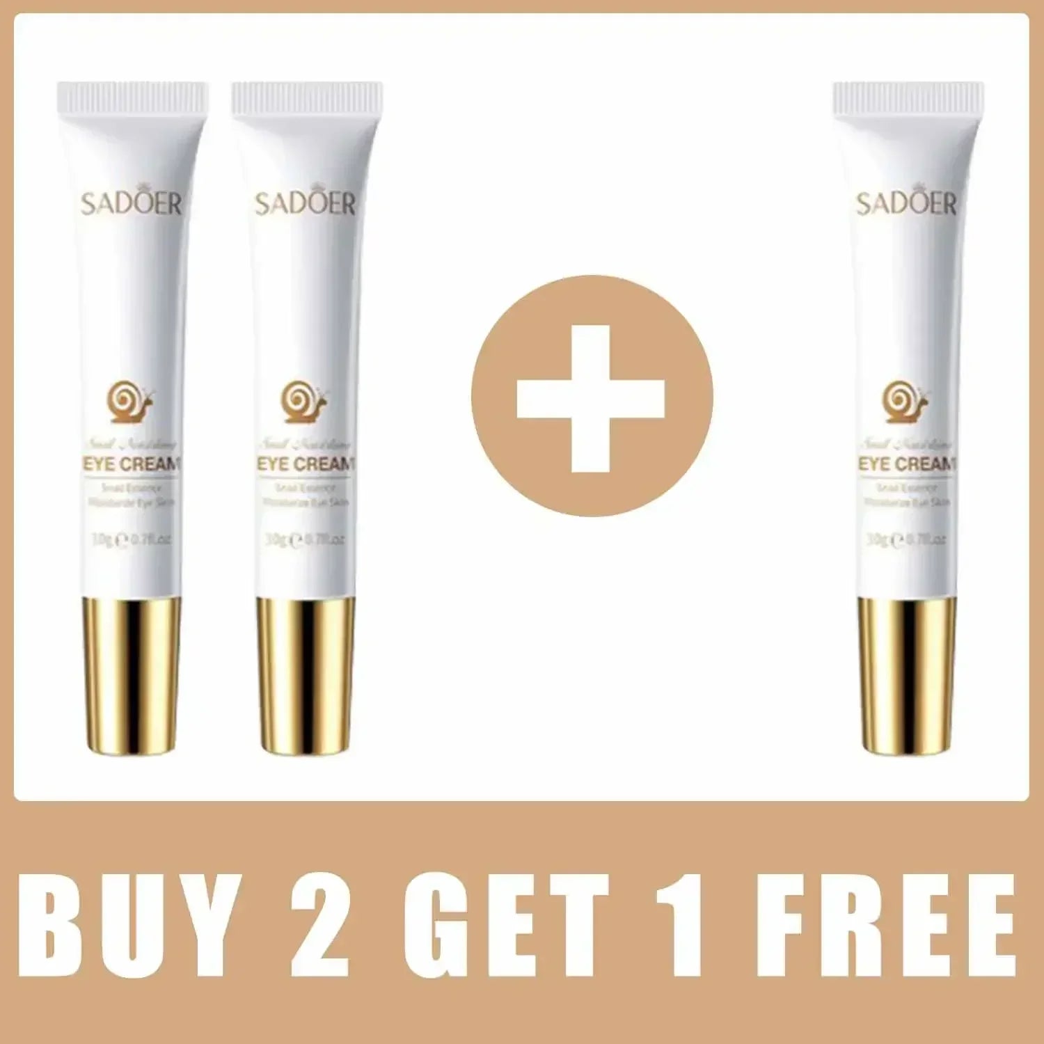 Crema instantánea para ojos, antiedad, ojeras, bolsas, hinchazón