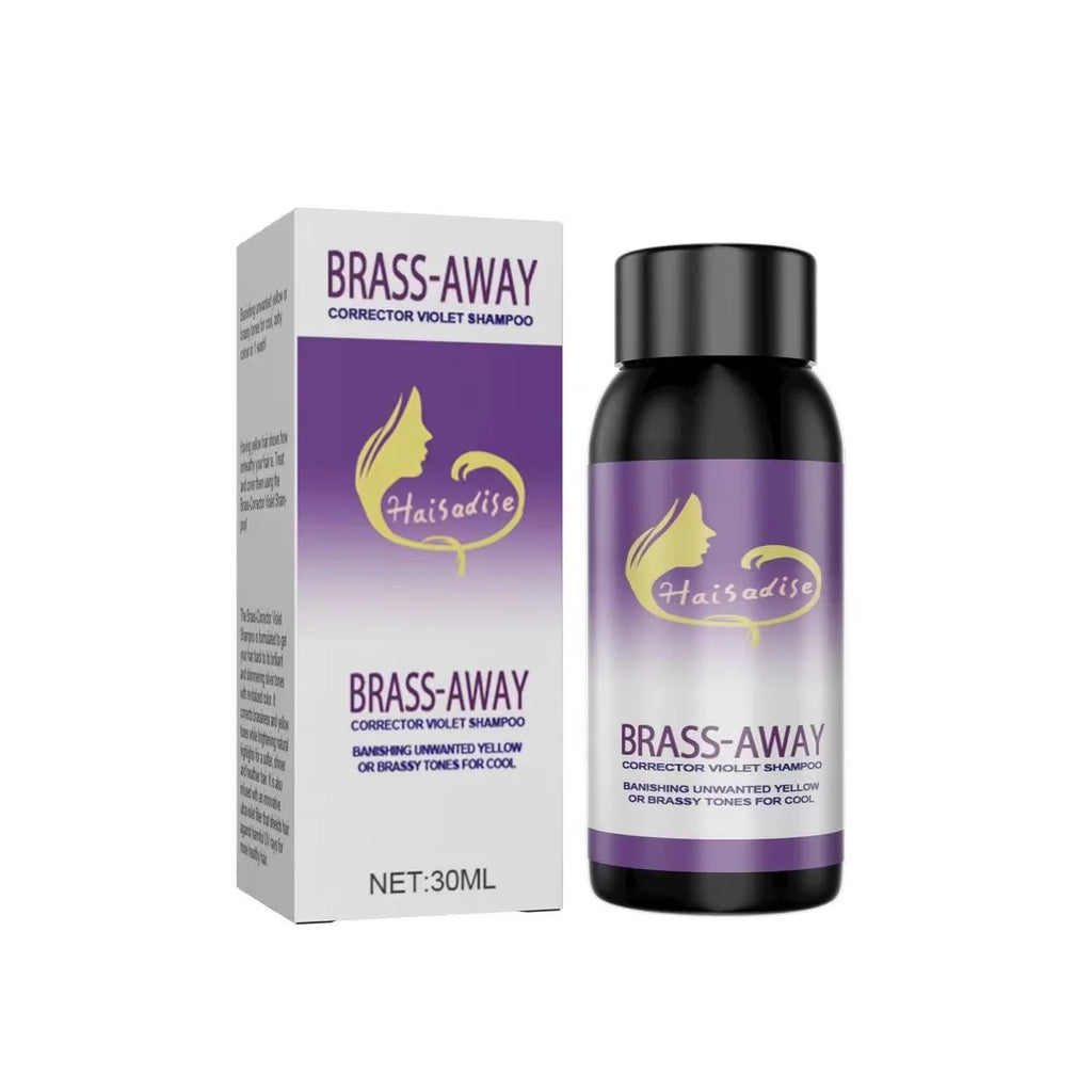 Gray Color Fixing Hair Dye Shampoo Cover Gray Hair Fade Yellow After Bleach Hair Shampoo Non-irritating Purple Shampoo Blonde