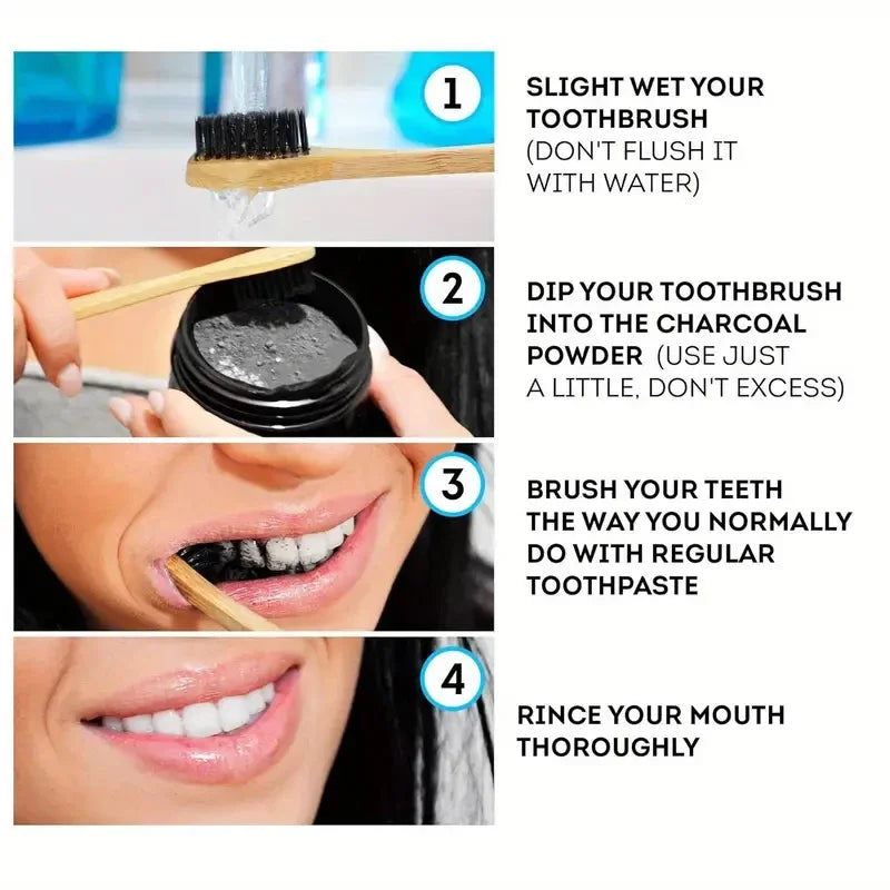 Tooth Whitening Powder - Natural Whitening and Deep Cleaning for Men and Women, Fresh Breath Daily Toothpaste