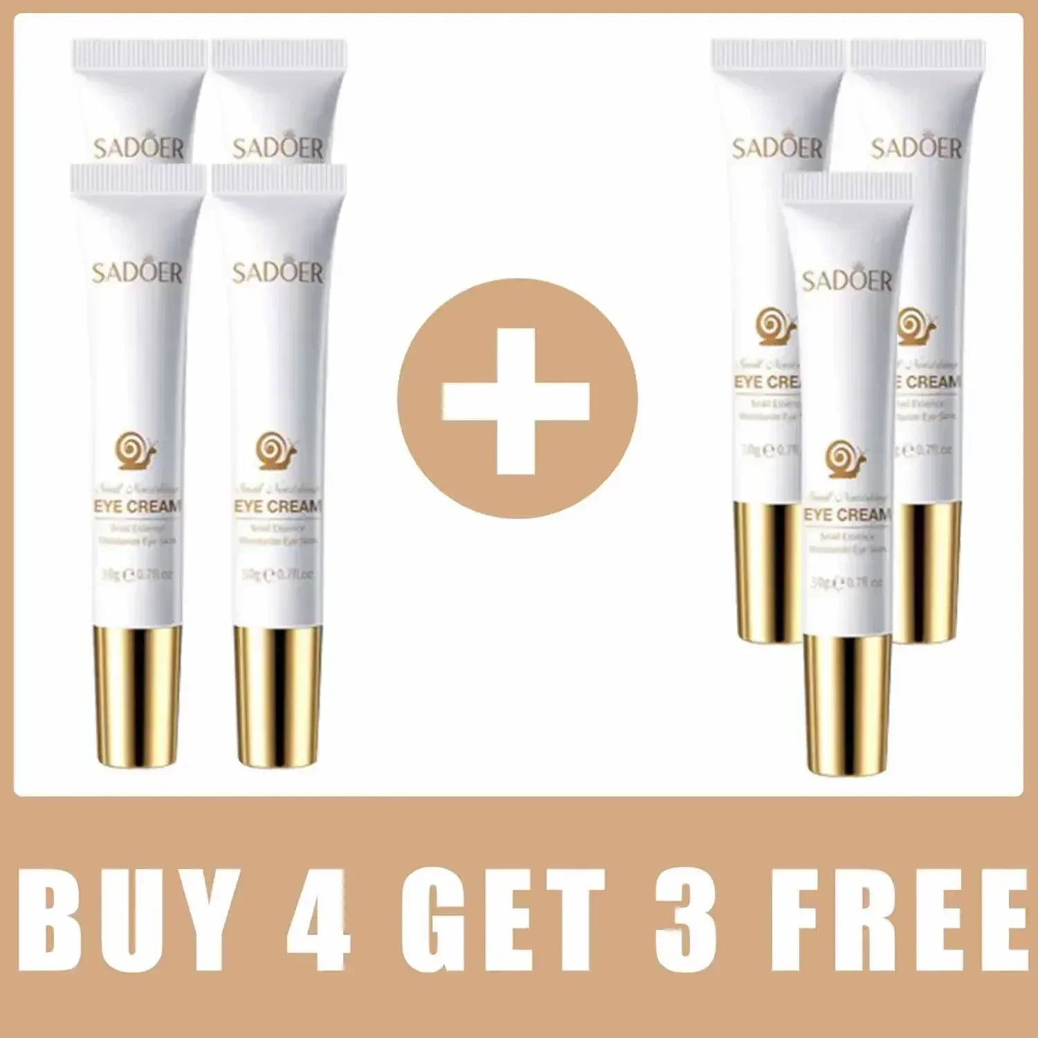 Crema instantánea para ojos, antiedad, ojeras, bolsas, hinchazón