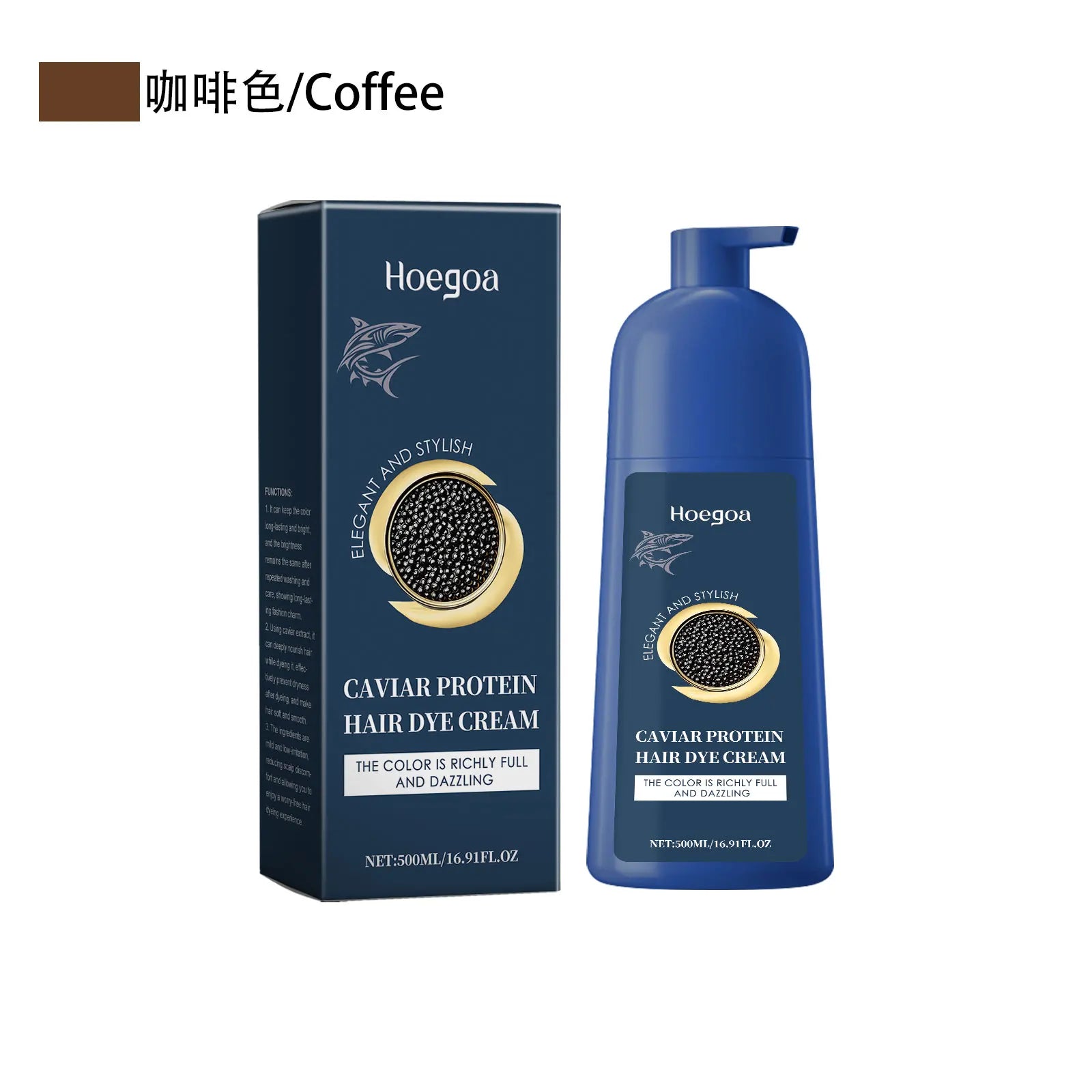 Hair Color Shampoo For Gray Hair Cover Restore Black Hair Dye Permanent Natural Reduce Scalp Irritation Nourishing Hair Cream